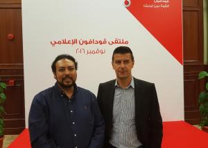 ستيفانو جاستاوت الرئيس التنفيذى ل" فودافون " مصر خلال الملتقى الاعلامى :