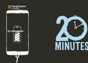 تقنية الشحن MediaTek Pump Express 70% من البطارية في غضون 20 دقيقة