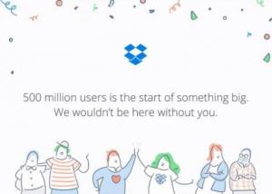 خدمة Dropbox لديها الآن أكثر من 500 مليون مستخدم مسجل